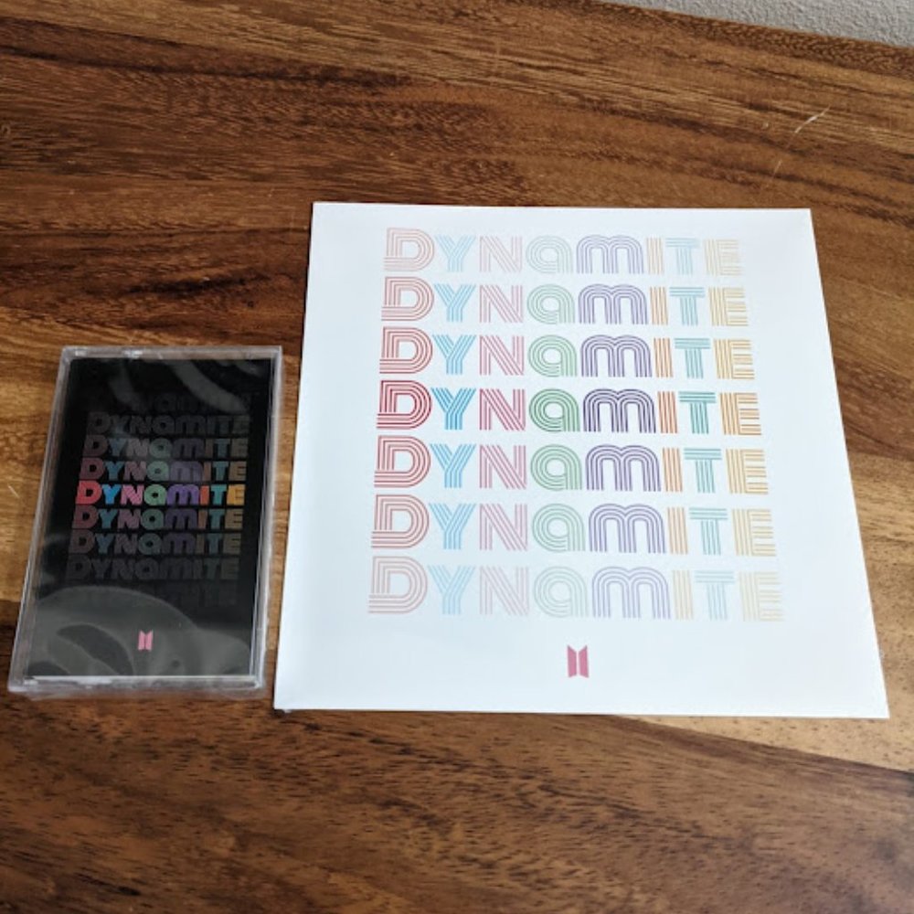 BTS Dynamite Vinyl and Cassette Set Brand new